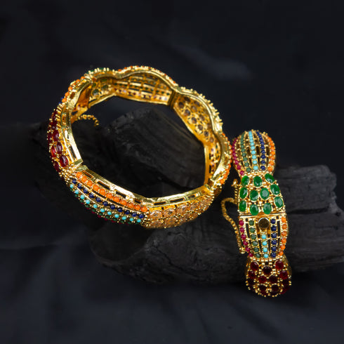 Fancy Design Openable Bangles D284